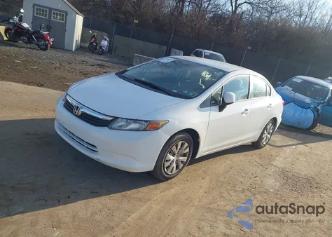 2012 Honda Civic Lx from USA, damaged, VIN 19XFB2F58CE369610